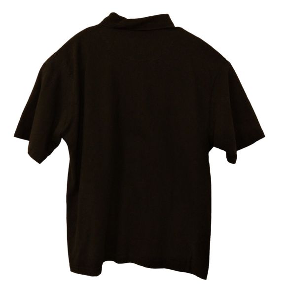 Jim Beam Whiskey polo shirt mens XL Xlarge black short sleeve cotton embroidered - Picture 3 of 9